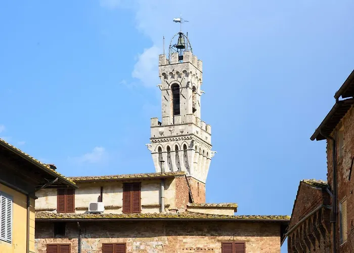 公寓 Selva Loft Torre Del Mangia Bright View Wi Fi, Air Conditioning *